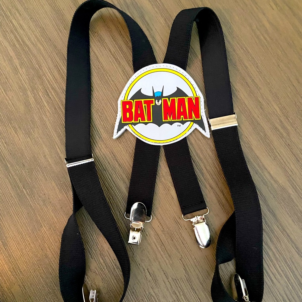 Baby boy Batman suspenders